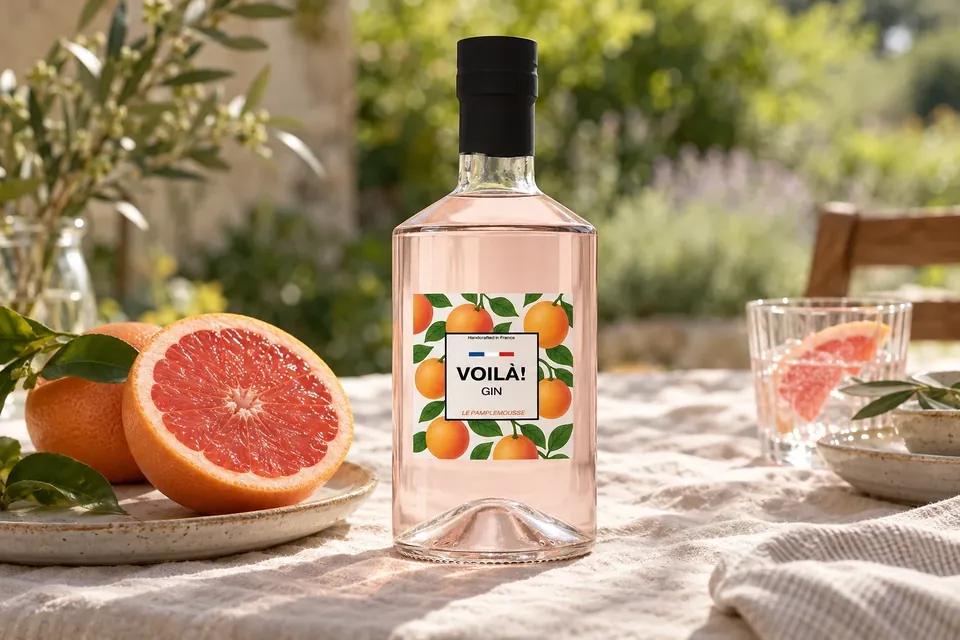 VOILÀ! Le Pamplemousse et un pamplemousse frais